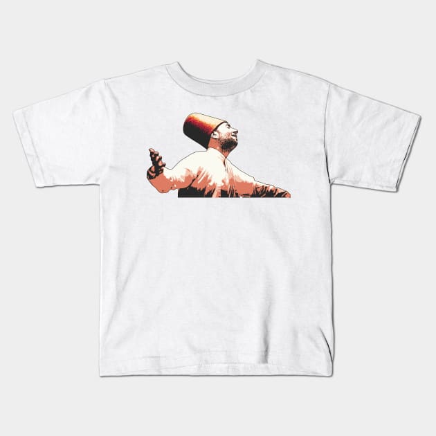 Sufi Dervish Kids T-Shirt by boholoc0